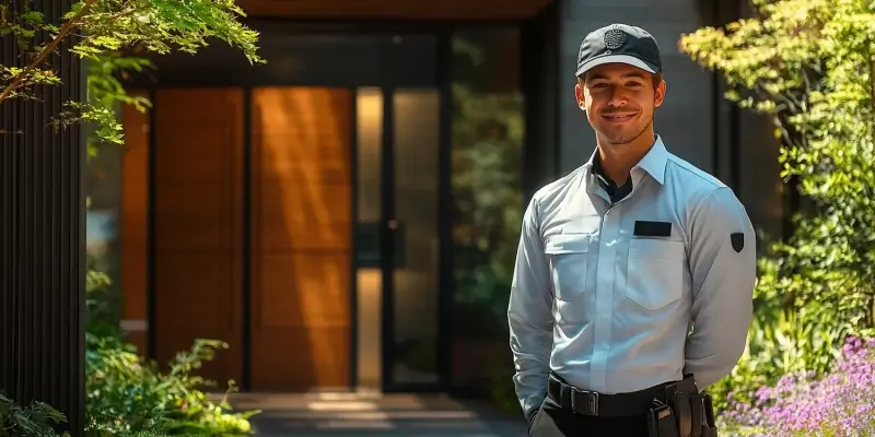 Czy agencja ochrony może jeździć z niebieskim kogutem?