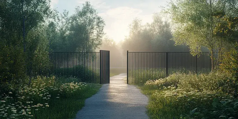 Gartenzaun aus Polen