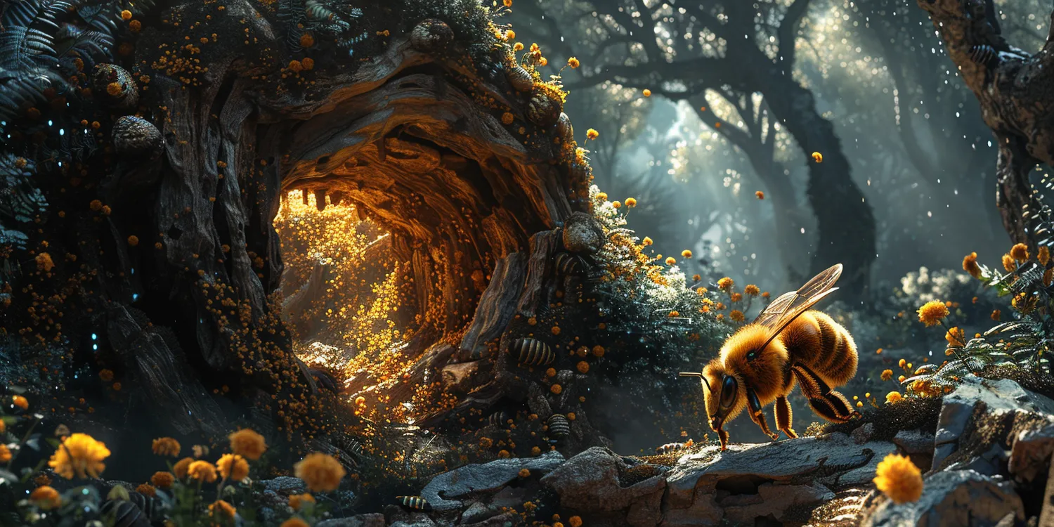 Matka pszczela w klateczce