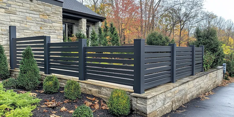 stalowe ogrodzenie z Polski